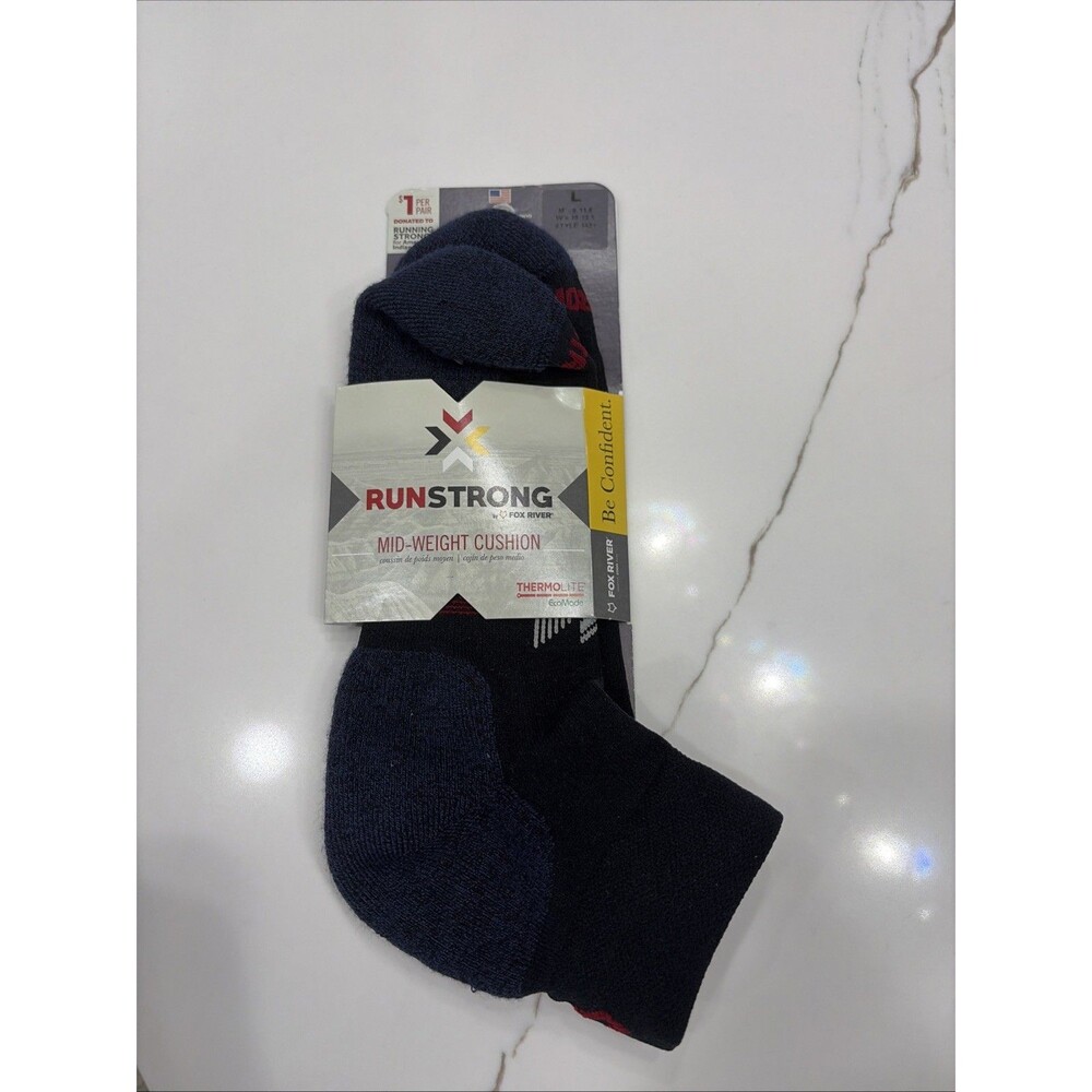 Fox River Runstrong Upland Mid-Weight Crew Socks Large M 9-11 / W 10-12 New
